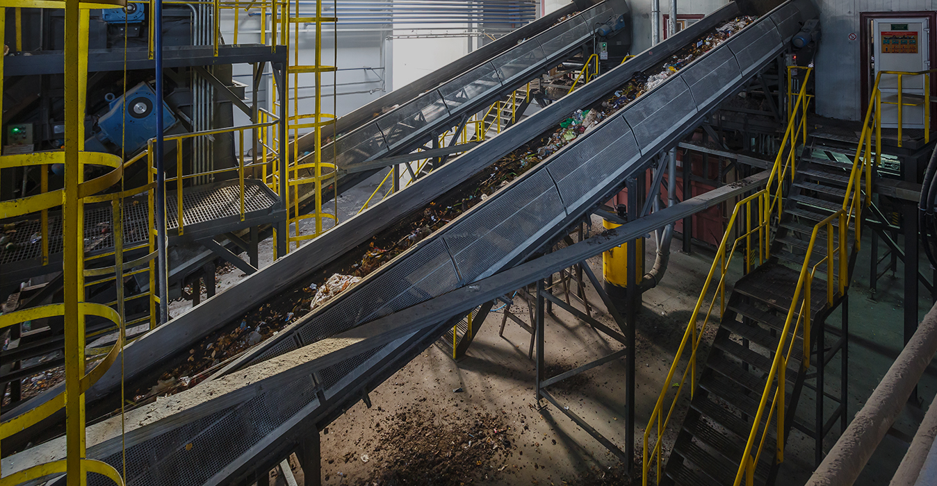 AFR conveyor system in operation
